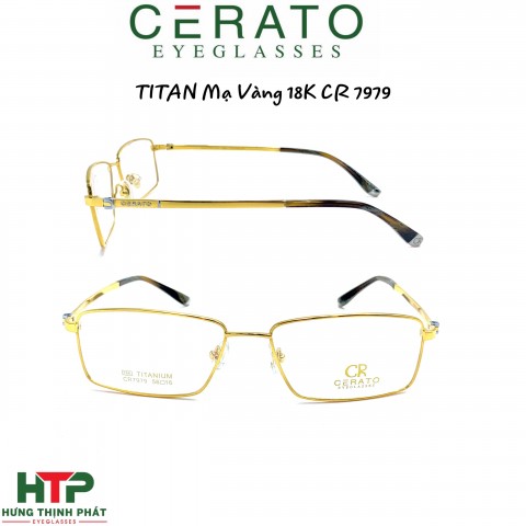 Gọng Kính Cerato 18K GOLD CR7979